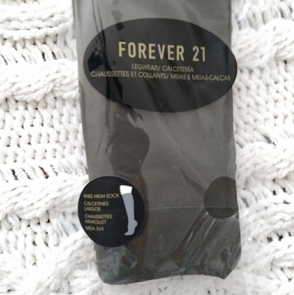 Knee High Socks (in olive) - Picture 2 of 2